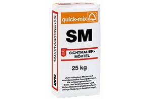quick-mix SM 101/15, Sichtmauermörtel